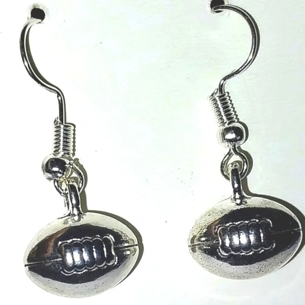Antique Super Cute Football Sports Earrings for Adults and Kids